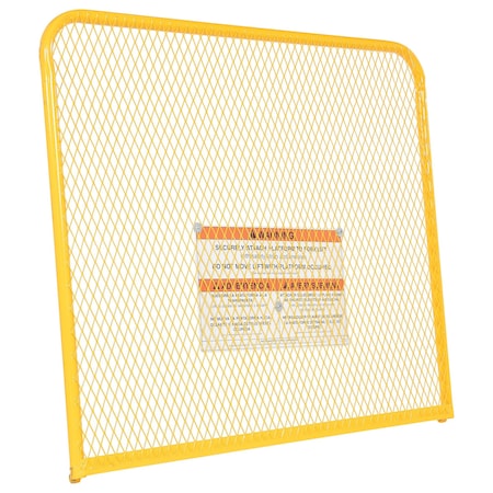 Vestil WORK PLATFORM OPTIONAL 84 IN BACK HEIGHT 48W WP-48W-84-B